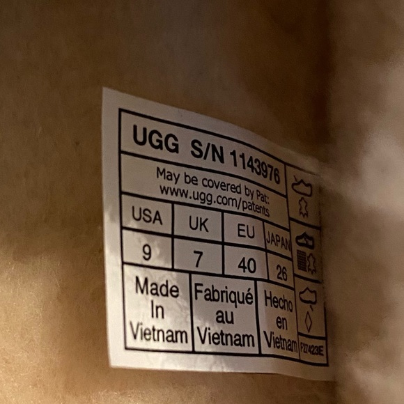 UGG Tazz UGG Braid Slippers Natural 9 New in Box - Picture 13 of 16